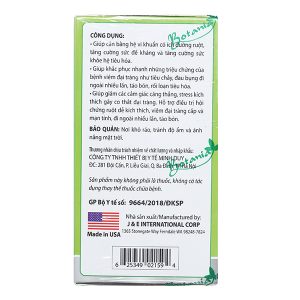 BoniBaio hỗ trợ giảm viêm đại tràng, ruột kích thích hộp 30 viên