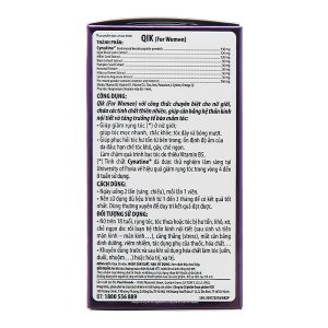 Qik Hair For Women kích thích mọc tóc dành cho nữ hộp 30 viên