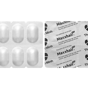Maxxhair New giảm rụng, kích thích mọc tóc hộp 30 viên