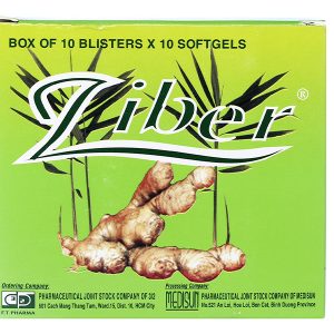 Ziber trị các chứng ho, nhức đầu, cảm mạo do lạnh (10 vỉ x 10 viên)
