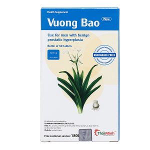 Vương Bảo New giảm nguy cơ phát triển của u phì đại tiền liệt tuyến hộp 80 viên