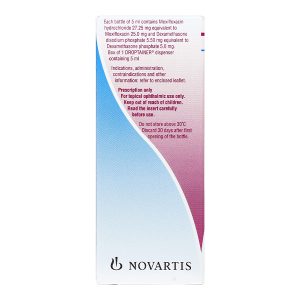 Dung dịch nhỏ mắt Vigadexa trị nhiễm khuẩn mắt lọ 5ml