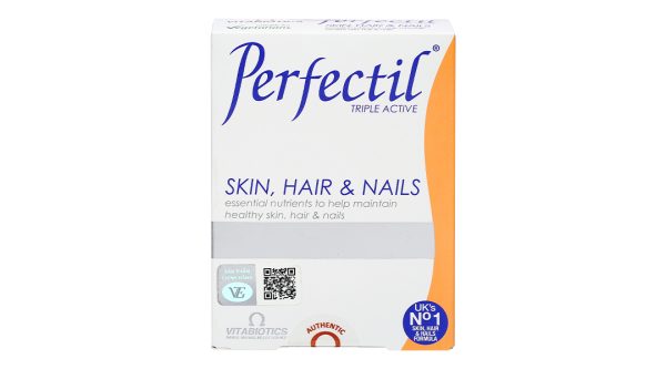 Vitabiotics Perfectil Skin, Hair & Nails đẹp da, tóc, móng hộp 30 viên