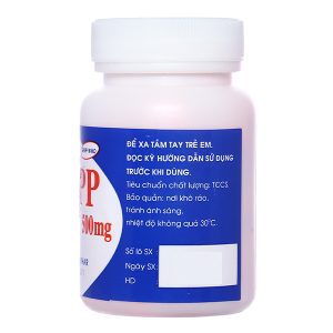 Vitamin PP Mekophar 500mg trị thiếu nicotinamide lọ 100 viên