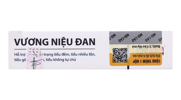 Vương Niệu Đan giảm kích thích bàng quang, giảm tiểu đêm hộp 20 viên