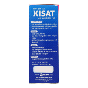Dung dịch nhỏ mũi Xisat giúp thông mũi cho bé chai 15ml