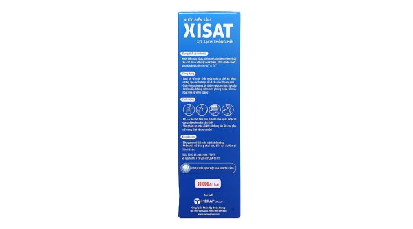 Dung dịch xịt mũi Xisat Hằng Ngày giúp sát khuẩn, kháng viêm chai 75ml