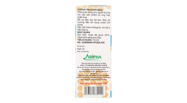 Xịt nhiệt miệng Abipolis hỗ trợ giảm loét miệng, viêm lợi chai 15ml