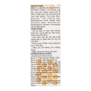 Xịt nhiệt miệng Abipolis hỗ trợ giảm loét miệng, viêm lợi chai 15ml