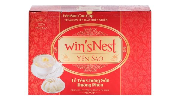 Yến sào Win'snest tổ yến chưng sẵn đường phèn hộp 6 hũ x 70ml