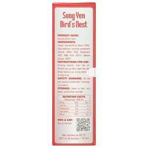 Nước yến đường ăn kiêng Isomalt Song Yến hộp 6 lọ x 70ml