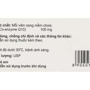 ZY-10 Forte 100mg trị bệnh tim mạch (3 vỉ x 10 viên)