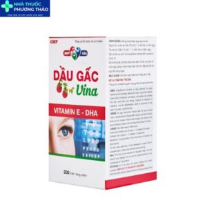 Viên uống Dầu Gấc Vina – Bảo vệ đôi mắt sáng khỏe mỗi ngày