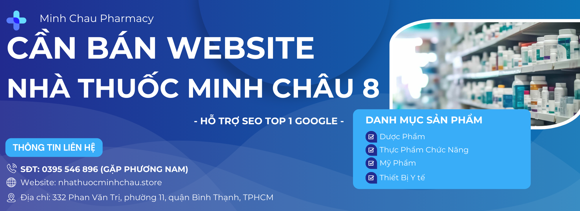 NHÀ THUỐC MINH CHÂU 8 | HỆ THỐNG NHÀ THUỐC MINH CHÂU